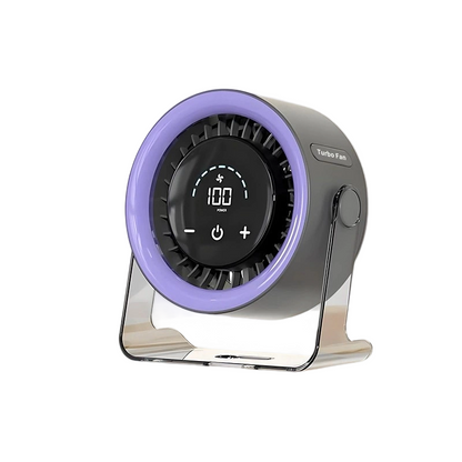🏆2026 Desk Fan – USB Rechargeable with LED Display 📊 | 100 Speeds, 120° Tilt & Full Oscillation ↔️ | Ultra-Quiet for Bedroom 😴, Office 🖥️ & Camping 🏕️ | Up to 24H Battery ⚡ | UK Designed 💡🇬🇧