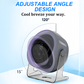 🏆2026 Desk Fan – USB Rechargeable with LED Display 📊 | 100 Speeds, 120° Tilt & Full Oscillation ↔️ | Ultra-Quiet for Bedroom 😴, Office 🖥️ & Camping 🏕️ | Up to 24H Battery ⚡ | UK Designed 💡🇬🇧