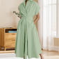 🔥Summer Hot Sales - 59% off😍Chic Lapel Collar High-Waist A-Line Shirtdress