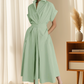 🔥Summer Hot Sales - 59% off😍Chic Lapel Collar High-Waist A-Line Shirtdress