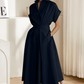 🔥Summer Hot Sales - 59% off😍Chic Lapel Collar High-Waist A-Line Shirtdress