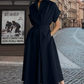 🔥Summer Hot Sales - 59% off😍Chic Lapel Collar High-Waist A-Line Shirtdress