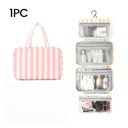 🔥Summer Hot Sales - 59% OFF💞30K+ SOLD!!💝Striped Hanging Travel Toiletry Bag
