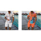 Men's Print Top & Shorts 2-Piece Set