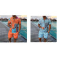 Men's Print Top & Shorts 2-Piece Set