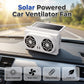 🔴🌡️ RED HEAT WARNING! Solar Car Ventilator Fan – Drops Cabin Temp by 20°C, No Battery Needed, Protects Kids & Pets from Deadly Heat