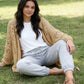 💥Limited-Time sales: Just ￡14.99🍂 Women's Slouchy Open-Front Knit Cardigan