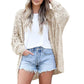 💥Limited-Time sales: Just ￡14.99🍂 Women's Slouchy Open-Front Knit Cardigan