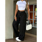 ⏳Last Day Sale Only ￡14.99!!👖 💥 Women's High-Waisted Straight Leg Trousers – Front seam & elastic back – Versatile, comfortable & perfect for office or casual wear ✨🌸