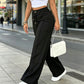 ⏳Last Day Sale Only ￡14.99!!👖 💥 Women's High-Waisted Straight Leg Trousers – Front seam & elastic back – Versatile, comfortable & perfect for office or casual wear ✨🌸