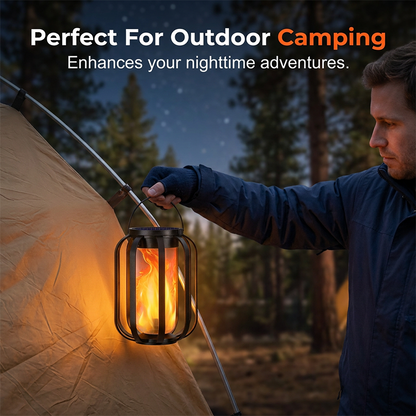 🏮 Enjoy 50% off now! ☀️ Solar Flickering Flame Lantern—waterproof and automatic—realistic warm light, perfect for patios, gardens, or pathways—no wiring required 🌙