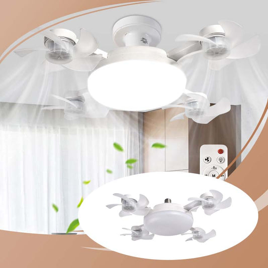 🔥🔥2026 New Hot Sale 50% OFF ✨ E27 Ceiling Fan Light – 2-in-1 Quiet LED Cooling Fan with Remote❄️🌀Smart Home Lighting & Air Circulation🌬️💡