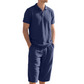 Men's Linen Shirt and Casual Pants Set