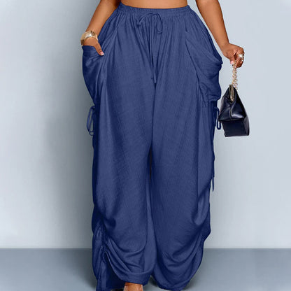 🥳2026 HOT SALE🥳💞50K+ SOLD!💥50% OFF! 🔥Women’s Loose-Fit Drawstring Lantern Pants 👖✨ – High Waist Relaxed Fit Trousers for Comfort 😌 & Everyday Wear 🌿