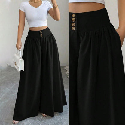 🌷Elegant Discount-🌼Women's High-Waist Pleated Wide-Leg Pants🌸
