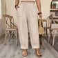 ⏰Limited Hot Sales - just ￡14.99🔥Women's Relaxed Fit Cuffed Ankle Pants