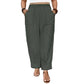 ⏰Limited Hot Sales - just ￡14.99🔥Women's Relaxed Fit Cuffed Ankle Pants