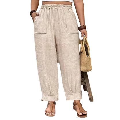 ⏰Limited Hot Sales - just ￡14.99🔥Women's Relaxed Fit Cuffed Ankle Pants
