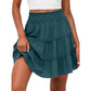 ⏰Limited Hot Sales - Just ￡13.99🔥55K+ SOLD!✨Women’s Elastic High Waist Tiered Ruffle Skort