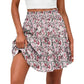 ⏰Limited Hot Sales - Just ￡13.99🔥55K+ SOLD!✨Women’s Elastic High Waist Tiered Ruffle Skort
