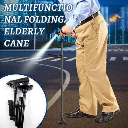 🔥Limited Time Offer - save 59% OFF❤️⏰Multifunctional Folding Elderly Cane🦯