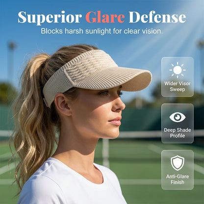 🥳Summer Hot Sales now - 69% OFF🔥Women's Breathable Knit Sun Visor Hat