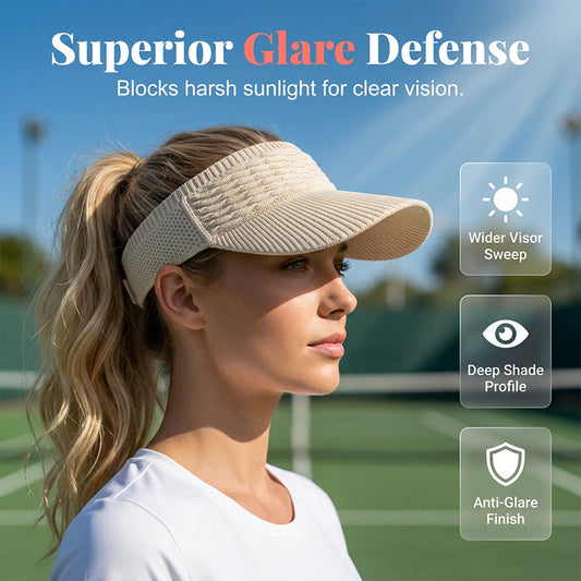 🥳Summer Hot Sales now - 69% OFF🔥Women's Breathable Knit Sun Visor Hat