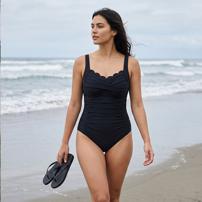 🔥Summer Hot Sale 50% OFF😍 Loved by 30,000+ Women✨Cross Waist Flattering One-Piece Swimsuit