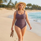 🔥Summer Hot Sale 50% OFF😍 Loved by 30,000+ Women✨Cross Waist Flattering One-Piece Swimsuit