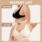 🥳2026 HOT SALE🥳💞50K+ SOLD!🌸🧖‍♀️ 50% OFF! Seamless Front Closure Cross Shaping Bra