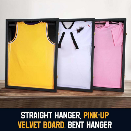 😍New Hot Sales - 65% OFF⚽ Football Jersey Display Frame – Magnetic Wall Mount Shirt Holder for True Fans