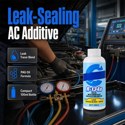 ⏰Limited Time Sales - save 49% OFF🚗 Car Air Con Leak Sealer with UV Dye – Restore Cold Air Fast ❄️ Easy DIY Solution