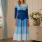 🏖️ Summer New Sales✨ Elegant Pearl Embellished Pleated Bounce Maxi Dress