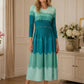 🏖️ Summer New Sales✨ Elegant Pearl Embellished Pleated Bounce Maxi Dress