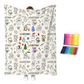 😍Last Day Hot Sales - save 69% OFF🎁 Personalised Colouring Blanket – The Unique DIY Gift They’ll Love