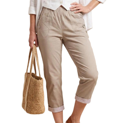 🔥 LIMITED-TIME SALE ONLY ￡18.99! ✨Women Casual Slim Fit Cropped Pants