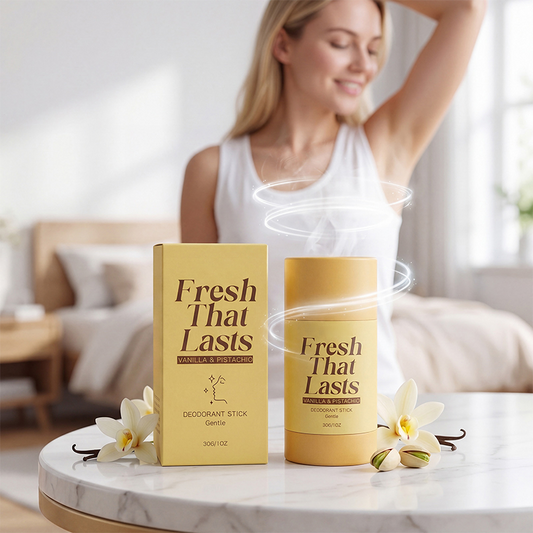 All-Day Odor Protection Vanilla & Pistachio Deodorant Stick | Non-Sticky Gentle