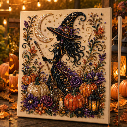💥 Last Day 49% OFF – 👻✨ Halloween Pearl Art DIY Kit – Turn Tiny Pearls into Spooky-Cute Magic