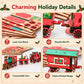 📢This week's only ￡15.99🥳 💞 Over 50,000 Sold! ⚡🚂 Holiday-Themed DIY Train Puzzle
