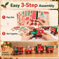 📢This week's only ￡15.99🥳 💞 Over 50,000 Sold! ⚡🚂 Holiday-Themed DIY Train Puzzle