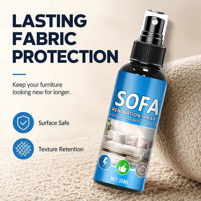 🥳2026 HOT SALE🥳💞50K+ SOLD!🛋️✨ 50% OFF! No‑Rinse Fabric Cleaner Spray – Just spray & wipe – no water, no rinsing. Perfect for sofas, carpets & upholstery – fresh in minutes! 🧼💨