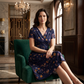🌈2026 Summer Hot Sale 50% OFF!✨Women's V-Neck Floral Print Dress with Twist Waist