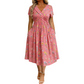 🌈2026 Summer Hot Sale 50% OFF!✨Women's V-Neck Floral Print Dress with Twist Waist