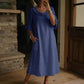 🔥This Week's Special Price:£16.99!!💃Women's Casual Round Neck Summer Dress