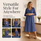 🔥This Week's Special Price:£16.99!!💃Women's Casual Round Neck Summer Dress
