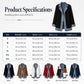 ⌛LAST DAY SALE ONLY ￡17.99!!🔥Women’s Elegant Denim Spliced Ribbed Knit Coat