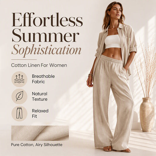 🔥⏰New Hot Sales - Save 65% 👖Women's Elastic Waist Wide-Leg Pants