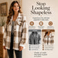 ⏰This week's hot sales - save 69% 🍂Autumn Early Bird Sale--Women's Plaid Button-Down Cozy Jacket