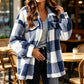 ⏰This week's hot sales - save 69% 🍂Autumn Early Bird Sale--Women's Plaid Button-Down Cozy Jacket