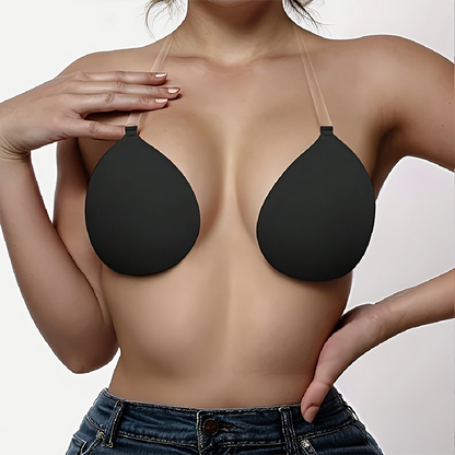 Halter Neck Teardrop Silicone Invisible Bra